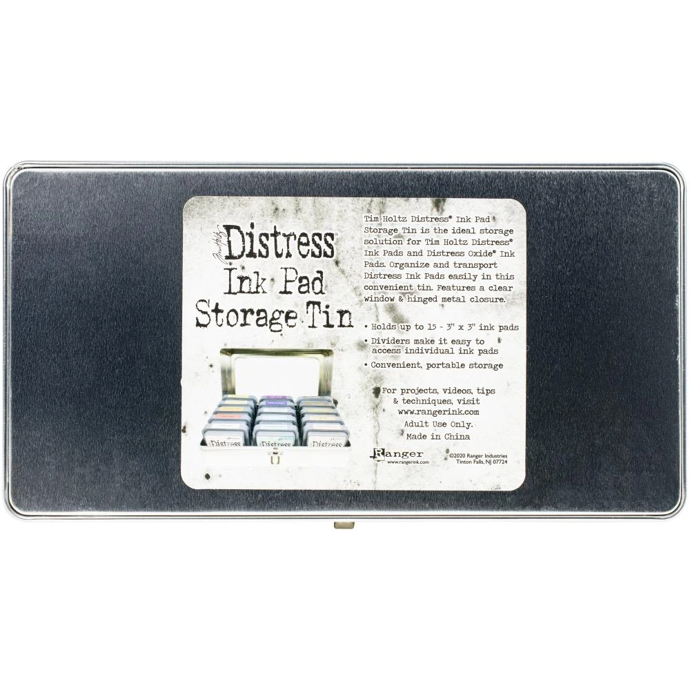 Tim Holtz Distress Ink Pad Storage Tin Bundle Of 5 Ranger 10 Tim Holtz Distress Ink Pad Storage Tin Bundle Of 5 Ranger - Image 8