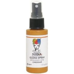 Dina Wakley Ranger Cheddar Media Gloss Spray Mdo68464*