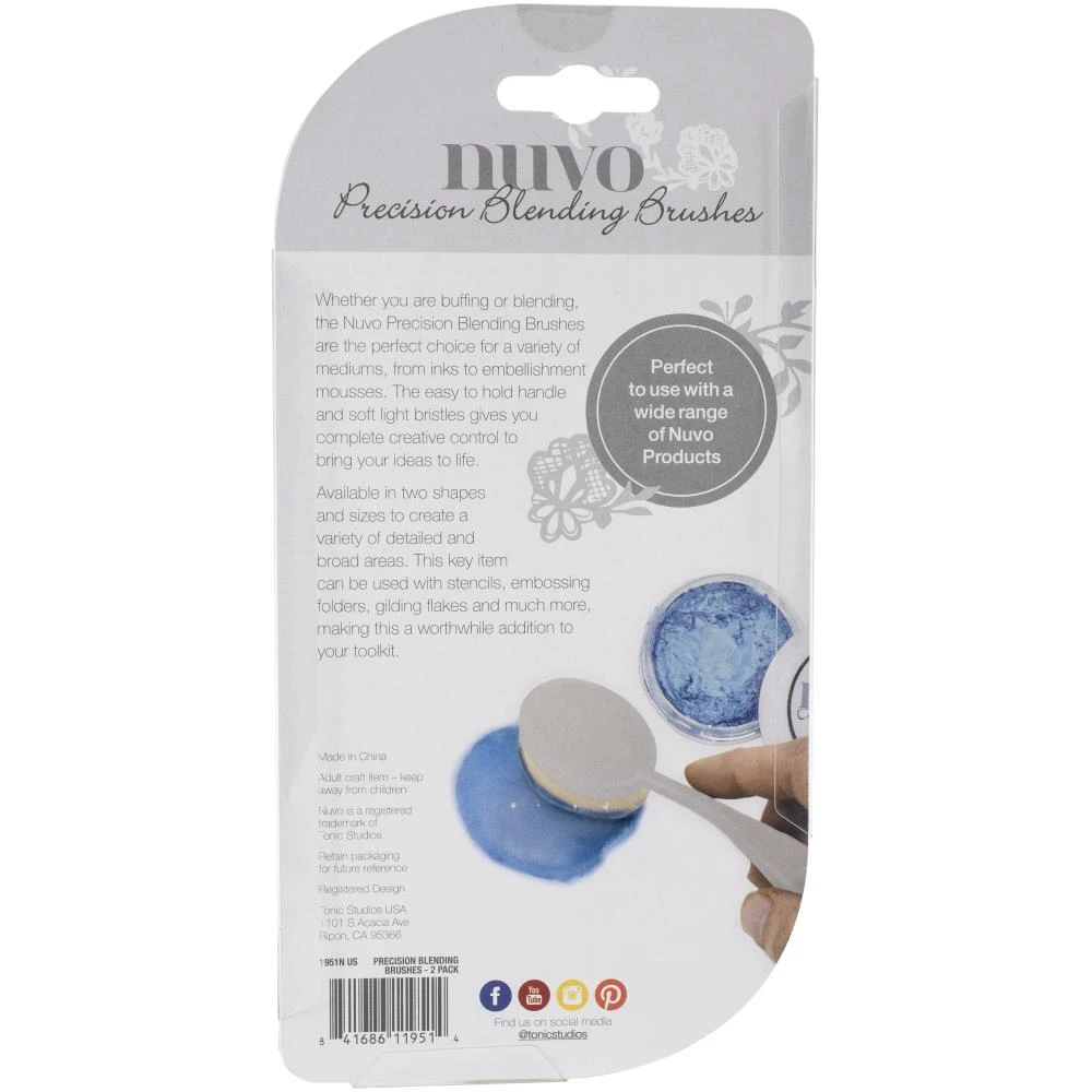 Tonic Precision Blending Brushes 2 Pack Nuvo 1951n* 5 Tonic Precision Blending Brushes 2 Pack Nuvo 1951n* - Image 3