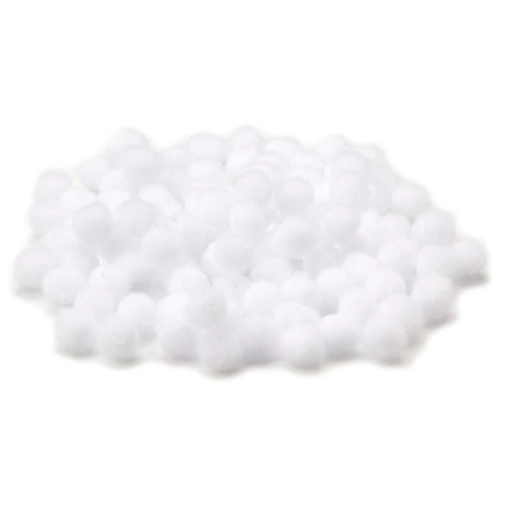 Various Cousin White Pom Poms 10mm 40000792 5 Various Cousin White Pom Poms 10mm 40000792 - Image 3