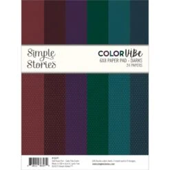Simple Stories Darks Color Vibe 6 X 8 Paper Pad 13471*