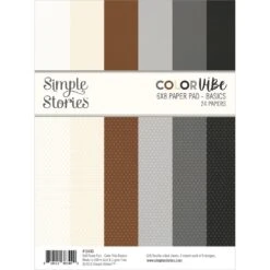 Simple Stories Color Vibe Basics 6 X 8 Paper Pad 13493*