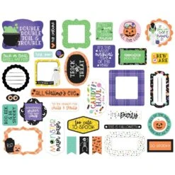 Echo Park Monster Mash Ephemera Mm323024* -Simon Says Stamp 0002197684