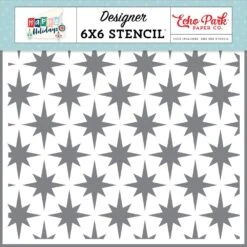 Echo Park Just Believe Stars 6 X 6 Stencil Hph327034*