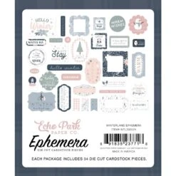 Echo Park Winterland Ephemera Wtl333024* 6 Echo Park Winterland Ephemera Wtl333024* -Simon Says Stamp 0002198391