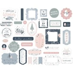 Echo Park Winterland Ephemera Wtl333024* 7 Echo Park Winterland Ephemera Wtl333024* -Simon Says Stamp 0002198392