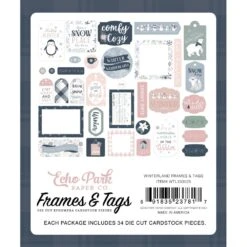 Echo Park Winterland Frames And Tags Wtl333025* -Simon Says Stamp 0002198394