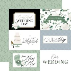 Echo Park Wedding Bells 12 X 12 Collection Kit Wbl335016 -Simon Says Stamp 0002198790