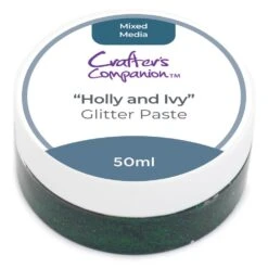 Crafter's Companion Holly And Ivy Mixed Media Glitter Paste Cc-mme-glipa-hoiv*