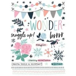 Simple Stories Winter Wonder Rub Ons 21221* 8 Simple Stories Winter Wonder Rub Ons 21221* -Simon Says Stamp 0002215809