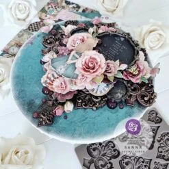 Prima Marketing Midnight Beauty Lost In Wonderland Flowers 665784 -Simon Says Stamp 0002217534