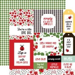 Echo Park Little Ladybug 12 X 12 Collection Kit Llb347016 -Simon Says Stamp 0002219175