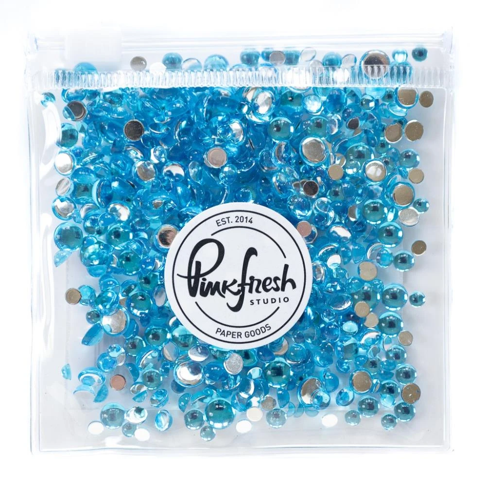 Pinkfresh Studio Turquoise Clear Drops Pf125es 3 Pinkfresh Studio Turquoise Clear Drops Pf125es