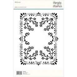 Simple Stories Remember 6 X 8 Stencil 21530 -Simon Says Stamp 0002225531