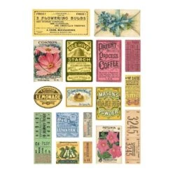 Simple Stories Vintage Spring Garden Sticker Book 21728* -Simon Says Stamp 0002225736