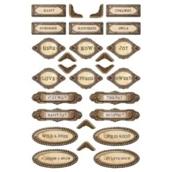 Simple Stories Vintage Spring Garden Sticker Book 21728* -Simon Says Stamp 0002225740