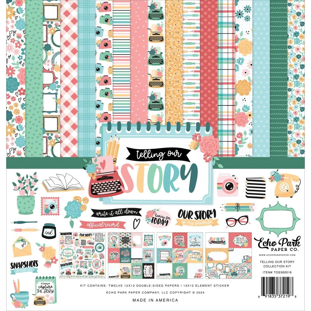 Echo Park Telling Our Story 12 X 12 Collection Kit Tos360016* 3 Echo Park Telling Our Story 12 X 12 Collection Kit Tos360016*