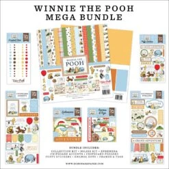 Echo Park Winnie The Pooh 12 X 12 Mega Bundle Wtp363050*