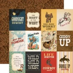 Carta Bella Cowboys 12 X 12 Collection Kit Cbcbs371016 20 Carta Bella Cowboys 12 X 12 Collection Kit Cbcbs371016 -Simon Says Stamp 0002227236