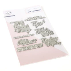 Pinkfresh Studio Favorite Things Sentiments Press Plate 215623