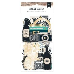American Crafts Cedar House Icon Ephemera Pack 34030346*