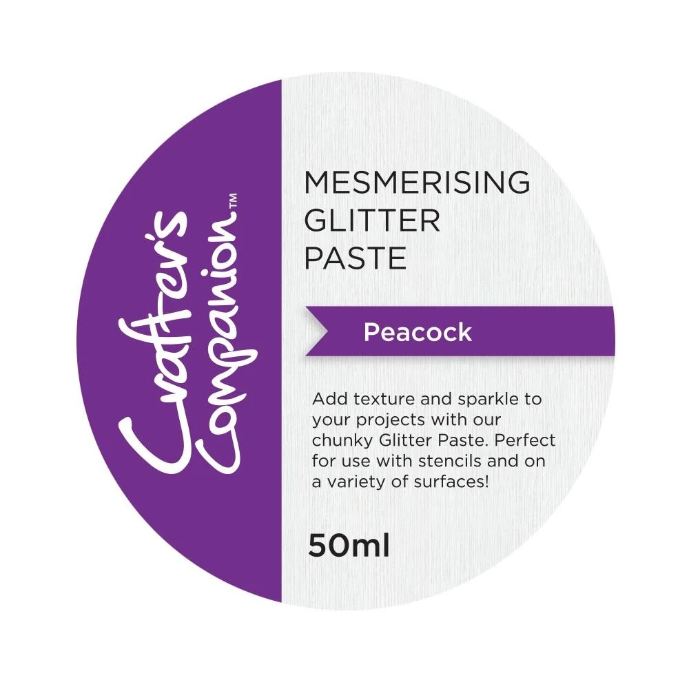 Crafter's Companion Peacock Mesmerising Glitter Paste Cc-mme-chglp-peac* 4 Crafter's Companion Peacock Mesmerising Glitter Paste Cc-mme-chglp-peac* - Image 2