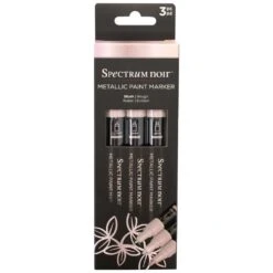 Spectrum Noir Blush Metallic Paint Markers 3 Pack Sn-mtpm-blu3*
