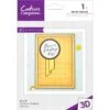Crafter's Companion Retro Circles 5 X 7 3D Embossing Folder Cc-ef5-3d-reci* -Simon Says Stamp 0002239264