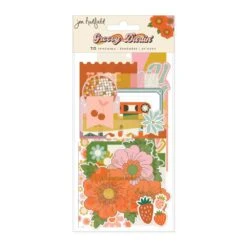 American Crafts Jen Hadfield Groovy Darlin Journal Ephemera 34031760