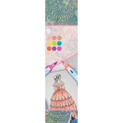 Crafter's Companion Age Of Elegance TriColour Aqua Pens Ss-aoe-tcaq*