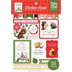 Echo Park Winnie The Pooh Christmas Sticker Book Wpc386029