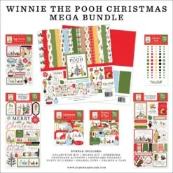 Echo Park Winnie The Pooh Christmas 12 X 12 Mega Bundle Wpc386050
