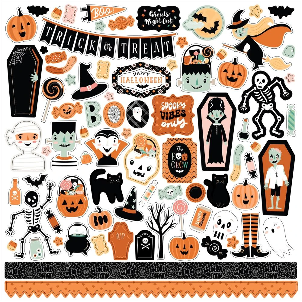 Echo Park Spooktacular Halloween 12 X 12 Collection Kit Sh382016* 16 Echo Park Spooktacular Halloween 12 X 12 Collection Kit Sh382016* - Image 14