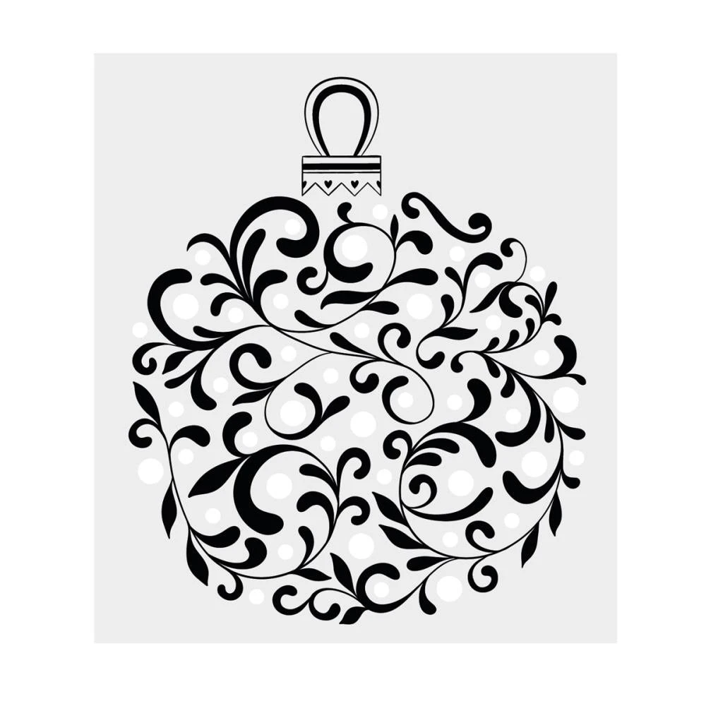 Crafter's Companion Bauble Stamp, Die, And Stencil Set Cc-std-sten-baub* 6 Crafter's Companion Bauble Stamp, Die, And Stencil Set Cc-std-sten-baub* - Image 4