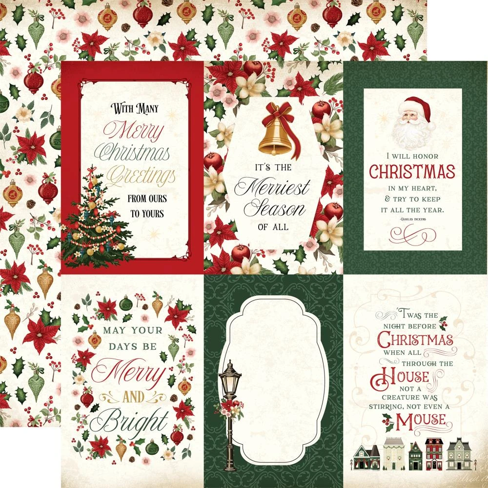Carta Bella A Vintage Christmas 12 X 12 Collection Kit Cbvc384016 5 Carta Bella A Vintage Christmas 12 X 12 Collection Kit Cbvc384016 - Image 3