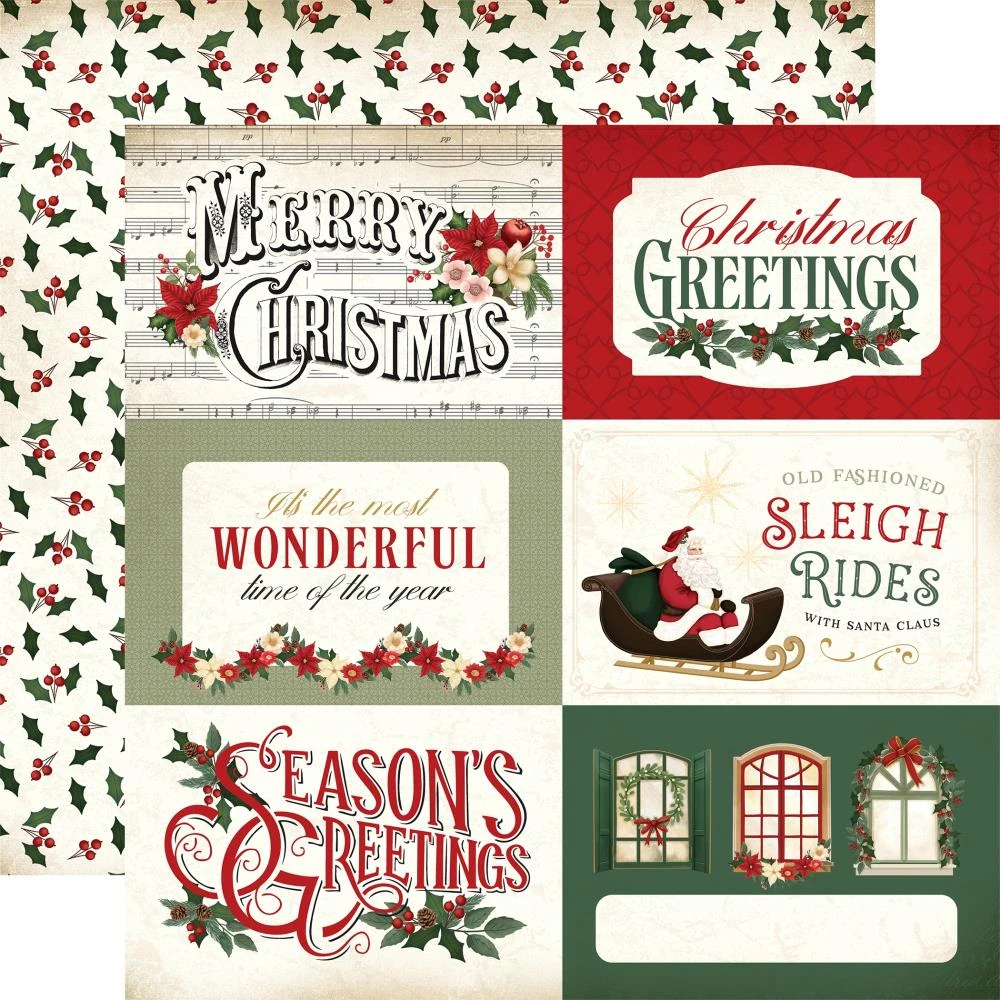 Carta Bella A Vintage Christmas 12 X 12 Collection Kit Cbvc384016 8 Carta Bella A Vintage Christmas 12 X 12 Collection Kit Cbvc384016 - Image 6