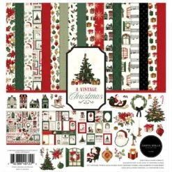 Carta Bella A Vintage Christmas 12 X 12 Collection Kit Cbvc384016