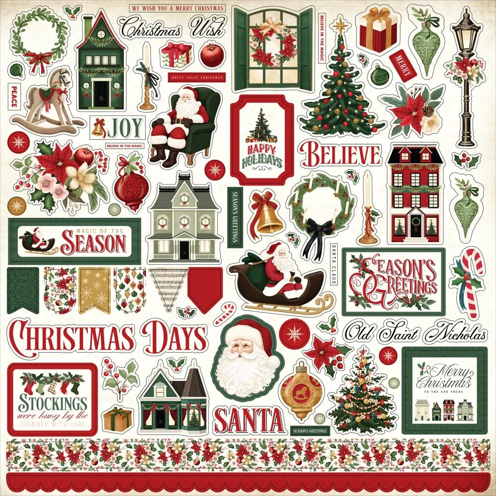 Carta Bella A Vintage Christmas 12 X 12 Collection Kit Cbvc384016 16 Carta Bella A Vintage Christmas 12 X 12 Collection Kit Cbvc384016 - Image 14