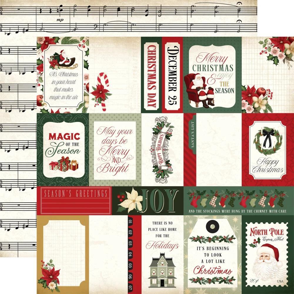 Carta Bella A Vintage Christmas 12 X 12 Collection Kit Cbvc384016 12 Carta Bella A Vintage Christmas 12 X 12 Collection Kit Cbvc384016 - Image 10