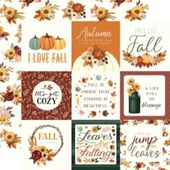 Carta Bella Harvest 12 X 12 Collection Kit Cbhv380016 -Simon Says Stamp 0002254175