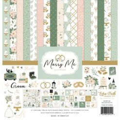 Echo Park Marry Me 12 X 12 Collection Kit Mry400016