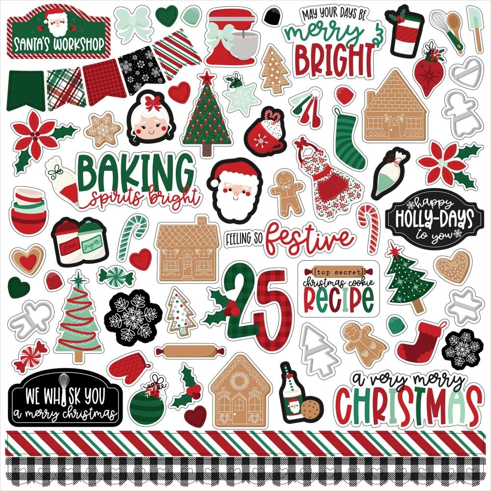 Echo Park Baking Spirits Bright 12 X 12 Mega Bundle Bsb388050* 19 Echo Park Baking Spirits Bright 12 X 12 Mega Bundle Bsb388050* - Image 17