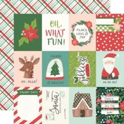 Simple Stories Santa's Village 12 X 12 Collection Kit 23000 -Simon Says Stamp 0002257541