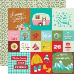 Simple Stories Snow Pine Lodge 12 X 12 Collection Kit 23100* 22 Simple Stories Snow Pine Lodge 12 X 12 Collection Kit 23100* -Simon Says Stamp 0002257778