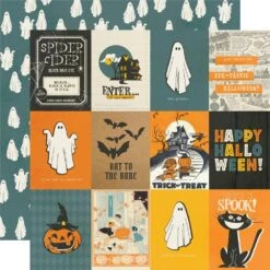 Simple Stories Vintage Scary Stories 12 X 12 Collection Kit 22800* -Simon Says Stamp 0002257878