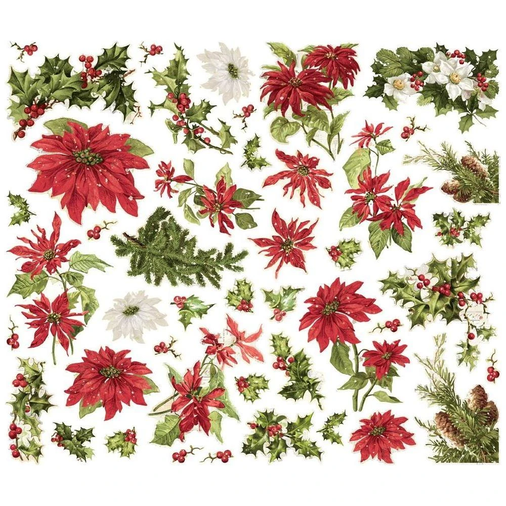 Simple Stories Vintage Yuletide Floral Bits And Pieces 23223 4 Simple Stories Vintage Yuletide Floral Bits And Pieces 23223 - Image 2