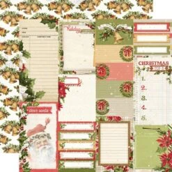 Simple Stories Vintage Yuletide 12 X 12 Collector's Essential Kit 23201 -Simon Says Stamp 0002258421