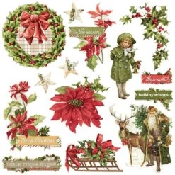 Simple Stories Vintage Yuletide Chipboard Clusters 23229 5 Simple Stories Vintage Yuletide Chipboard Clusters 23229 -Simon Says Stamp 0002258487