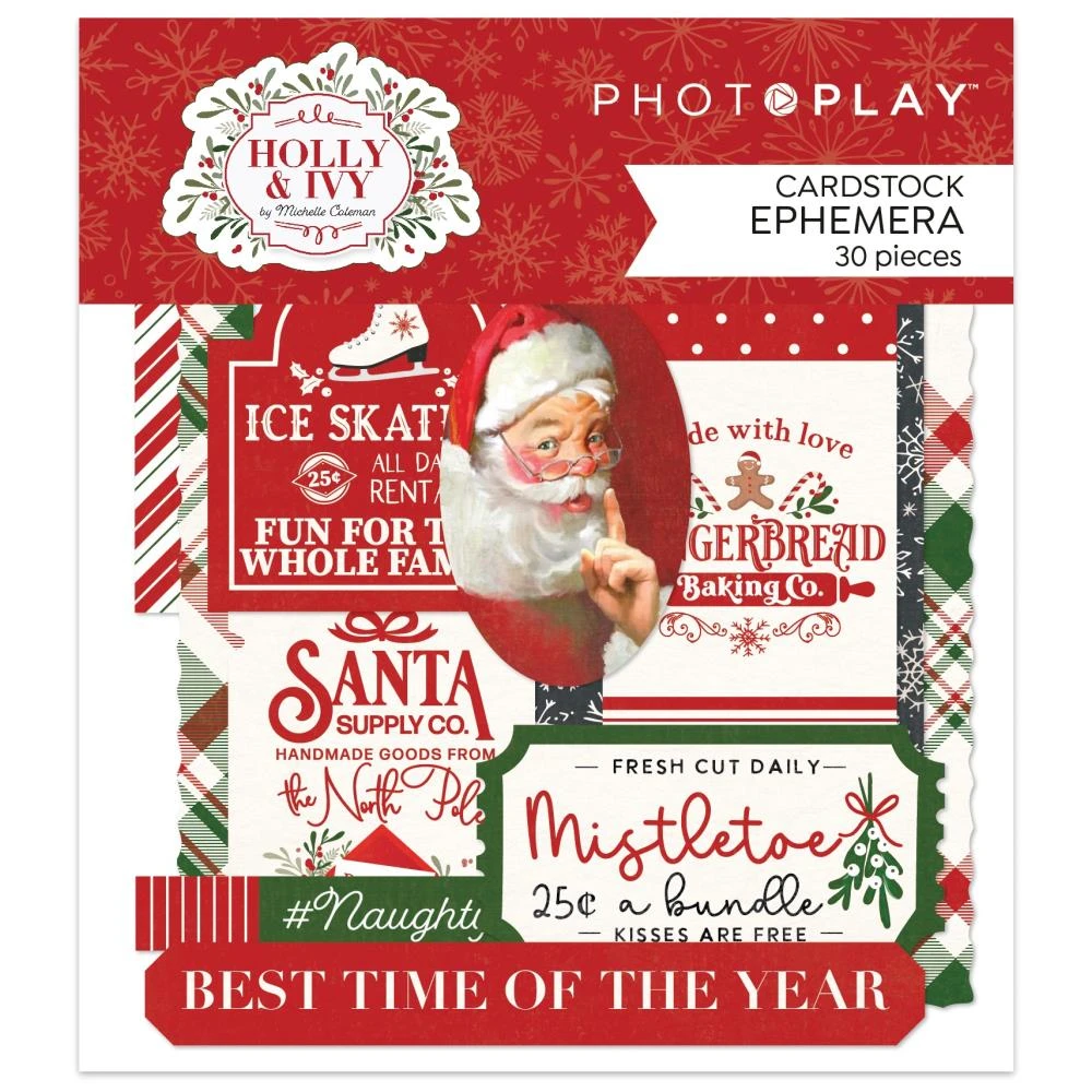 PhotoPlay Holly And Ivy Ephemera Hai4685 3 PhotoPlay Holly And Ivy Ephemera Hai4685