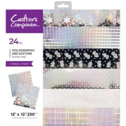 Crafter's Companion Holographic 12 X 12 Paper Pad Cc-pad12-hol2*